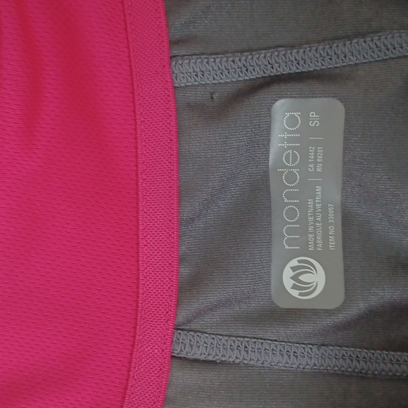 ✨3/$25✨ Mondetta Gray and Pink Floral Athletic Jacket - S - Picture 10 of 11